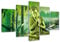 Visario 5521 Bilder auf Leinwand Bild 160 x 80 cm Buddha fünfteilig