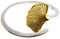 Ginkgo Blatt Ring 925 Sterling Silber für Frauen und Mädchen verstellbar in der Grösse
