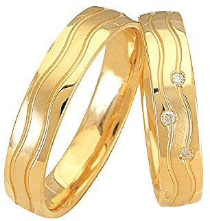 CELIK TRAURINGE 333er EHERINGE 8 KARAT WEIßGOLD C058