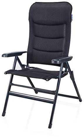 Campart Campingstuhl Livorno - Gepolstert - Extrabreit - 7 verstellbare Positionen, CH-0672