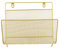 LOVIVER Porte-revues En Fil De Fer, Panier De Journaux, Organisateur De Rangement Pour Porte-étagère Mural, Montage Mural - d'or