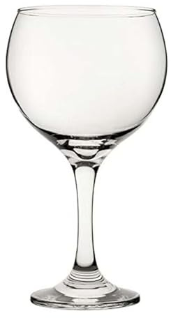 We Can Source It Ltd - Large Stemmed Gin Glasses 645 ml/23 oz Clear Glass with Balloon Shape – Reusable and Cocktail Wine Glasses for Home Parties and Entertaining – Stylish and Durable - Set of 2