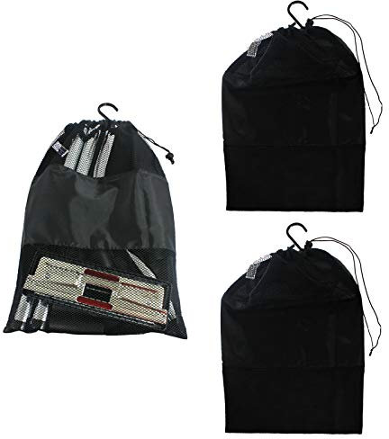 Spares2go Universal Drawstring Vacuum Cleaner Accessories Parts Tool Storage Bag (Pack of 3)