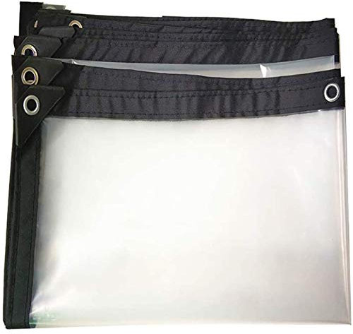 Bache Transparente pour Pergola 2x2m, Bâches Bois de Chauffage, Bâche avec Oeillets, étanche et Indéchirable, pour Mobilier de Jardin, Bois, Piscine et Voiture