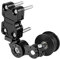 Motoforti Tendeur de chaîne en alliage d'aluminium noir pour motocross, moto tout-terrain, VTT