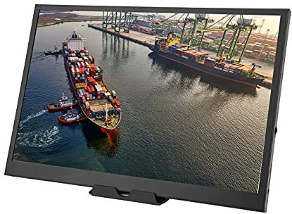 Goshyda Monitor da 15 Pollici, Monitor da Gioco per Laptop per Computer Desktop con Risoluzione Ultra HD 1280x800, Altoparlante Incorporato con Schermo LCD per Computer Portatile