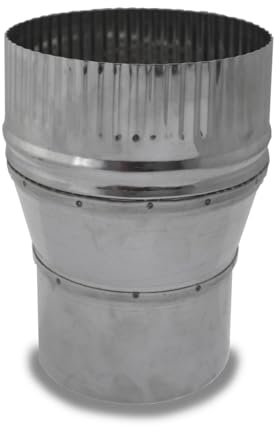 CAEXVEN Ampliación para chimeneas en Acero Inoxidable - Serie Lisa - 200 a 250 mm