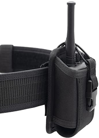 Dotacty Universal-Radio-Tasche, MOLLE, kompakt, taktisches Radio-Holster, Halterung für Duty-Gürtel, MOLLE-Weste, Walkie-Talkies, Tragetasche, Nylon-Tragetasche für Polizei, LE-Sicherheit