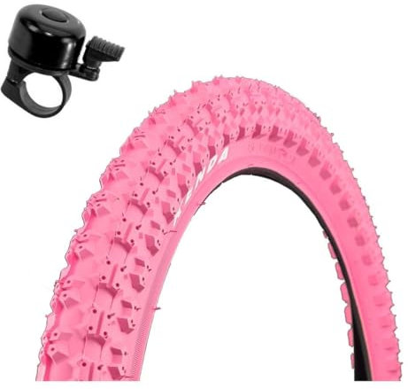 1 x Kenda 20 BMX K-50 Fahrradreifen in Pink 57-406 (20 x 2,125) inkl. maxxi4you Fahrradklingel