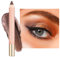 Oulac Lidschatten Stift Wasserdicht|Hochpigmentierter Lidschatten|Langanhaltend und Glatt|Schimmerndes Finish|Make-up Für Faltenfreie Augen|Vegan | Braun 3.8g (15)