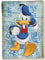 Magnet Series Characters Cartoon Vintage Style Collectible Print on Wood 10 x 6 cm