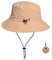 WANYI Unisex Fischerhut Heren Sommer mit Schnur Abnehmbar Sonnenhut Damen Faltbar UV Schutz Sommerhut Anglerhut Wasserdicht Tragbar Bucket Hat Regenhut 55-58cm (Khaki)