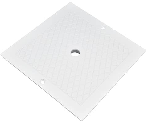 Cubierta de Skimmer de Piscina, 10 Pulgadas Skimmers Quadrate Repuesto de Tapa de Skimmer Cuadrado de Piscina Accesorios para Piscinas Enterradas y sobre el Suelo