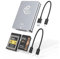 Aluminum CFexpress Card Reader - 10Gbps USB 3.2 Gen 2, Supports CFexpress Type B & SD Memory Cards, Includes USB C to USB A/C Cables