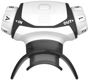 Snorflex Airofit 2.0 Atemtrainingssystem mit App zur Stärkung der Atemmuskulatur, nur 5-10 Minuten tägliches Training, mit Bluetooth (weiß)