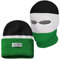 PGWear Mütze und Sturmhaube Troublemaker 2 in 1 Unisex schwarz weiß grün