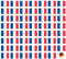 Samunshi® Aufkleber Set Frankreich Fahnen Auto Aufkleber Sticker 55 Flaggen Set je 5cm breit - Länderflaggen Natiaonflahnen Länderfahnen - Camper Fahrrad Auto Motorrad