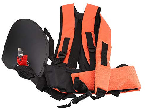 Doppel Schultergurt Tragegurt, Schultergurt Trimmer Rasentrimmer-Gurt Doppel Schultergurt für Freischneider Verstellbare Gepolsterter Gürtel für Motorsense Rasentrimmer Freischneider