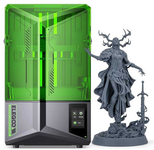 ELEGOO Saturn 4 12 K MSLA 3D-Drucker aus Kunstharz, automatische Nivellierung, Mono-LCD-Display, intelligenter Sensor, COB und Fresnel-Linse, Druckgröße 218,88 mm x 122,88 mm x 220 mm