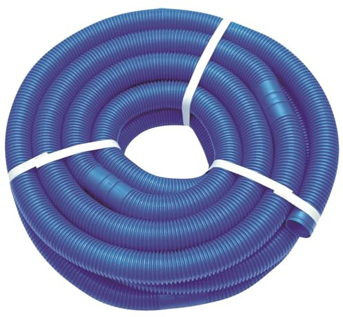 Manguera de piscina seccionable de 4,74 metros, diametro 32 mm con terminales integrados, 3 secciones de 1,58 metros