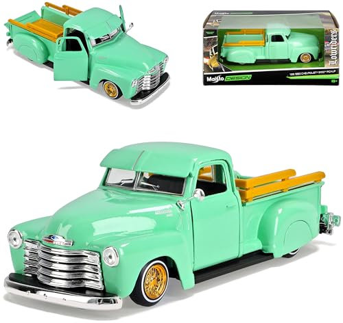 Generisch Chevrolet 3100 Pick-Up Grün Tuning 1/25 1/24 Modell Auto