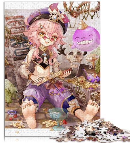 Puzzles Genshin Impact Dori 1000-teiliges Puzzle Holzpuzzle Spielzeug Puzzles Lernspiele Stressabbauende Puzzles 1000 Stück (50 x 75 cm)