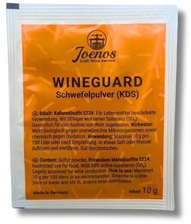 Schwefel-Pulver Kalium-Disulfit E224, 2 x 10 g, zur Weinherstellung von Exclusiv Handel, Aachen