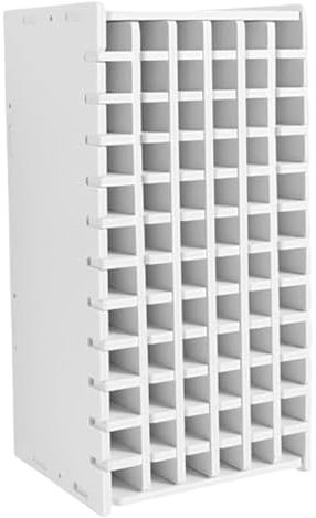 Lawnrden Art Marker Storage Tray, Marker Organizer, PP Plastic Storage, 72 Slots Organizer, Multipurpose Holder with Removable Divider for Storing Markers Pens Colored Pencil