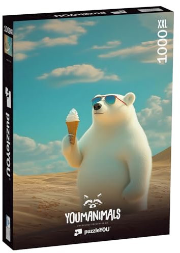 Puzzle 1000 Teile XXL „YOUMANIMALS: Urs“