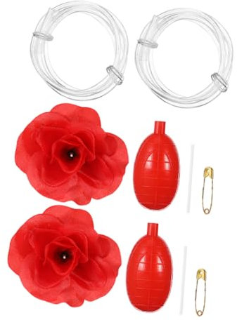 Supvox 2stücke Realistische Spritzrose Streichspielzeug Set Für Erwachsene Und Junge Mädchen Für Aprilscherz Und Halloween Wiederverwendbare Lifelike Tricky Für Unvergessliche