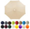 Telo di ricambio for ombrellone da giardino a 8 stecche, 3/3,5/4 m, for tavolo, mercato, cortile.(Beige,3m)