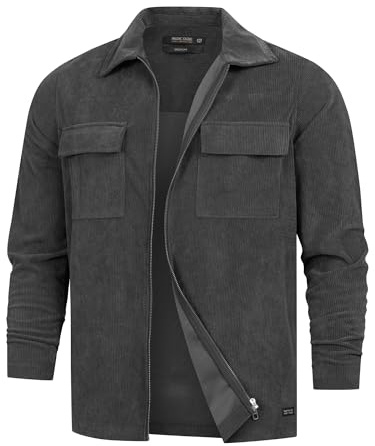 Indicode Herren INNemoto Zip Shirt Hemd mit Reißverschluss und Kentkragen | Modernes Zipperhemd mit klassischem Kragen für Business und Alltag, Freizeitshirt, Oberhemd, Freizeitoberteil für Männer