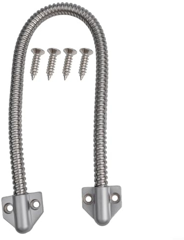 Honseadek Stainless Steel Access Control Cable Protector - Exposed Installation Wiring Sleeve for Door Frame, Anti-Pinch Network Cable Guide and Security Door(301)