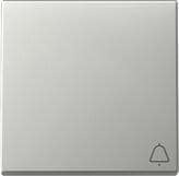 Gira 3286600 Wippe mit Symbol Klingel, 1fach, System 55, Edelstahl
