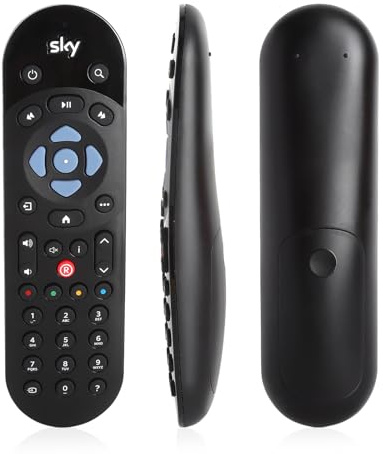 Ersatz Fernbedienung für Sky Q Receiver Fernbedienung kompatibel mit Sky Q TV/Mini/Silver Box Universal Remote Control mit 10m IR Reichweite 0,2s Reaktion Plug and Play Mit Bedienungsanleitung