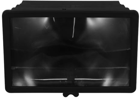 Zerodeko Handy Bildschirmvergrößerung Ausziehbar, 3d, Schwarz, ABS PVC