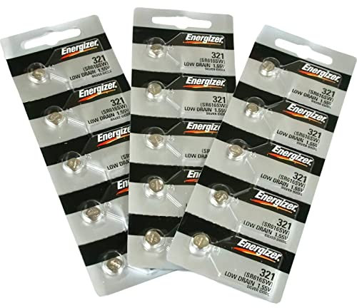 15 321 Energizer Watch Batteries SR616SW Battery Cell