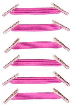 U-Lace Mix-N-Match Schnürsenkel (6 im Pack, Bubble Gumpink)