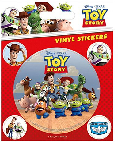 Pyramid International Toy Story Vinyl Aufkleber, Papier, Mehrfarbig, 10 x 12,5 x 1,3 cm