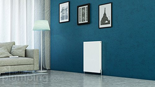 K-Rad Kompact Type 21 Double Panel Single Convector Radiator H750mm x W600mm White
