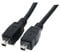 World of Data 1m Firewire Cable (4-4) - 4-pin to 4-pin - IEEE1394 - iLink - Video - Camcorder - DV - 400 - Male to Male