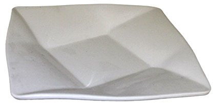 Acan Plato Cuadrado de melamina 20 x 20 cm Blanco