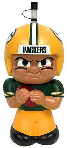 Party Animal NFL Green Bay Packers Big Sip 3D Water Bottle, 16oz