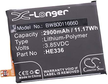 vhbw 1x Akku kompatibel mit Nokia 5 Dual SIM TD-LTE, 5 Dual SIM, 5 Dual SIM TD-LTE LATAM Handy Smartphone Telefon (2900 mAh, 3,85 V, Li-Polymer)