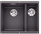 Blanco SUBLINE 340/160-U 523 549 Fregadero Cocina, Gris Roca, 340mm/160mm | Becken links