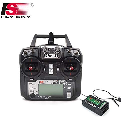 Flysky FS-i6X FS I6X 2.4G 6CH RC Transmitter Controller iA6B Empfänger für RC Helikopter Multi-Rotor Drohne (Modell_2)