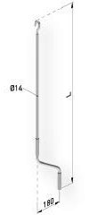 Manivela toldo Blanca 1.50m