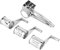 Rotary Cheese Grater, Stainless Steel Cheese Grater with Handle Shredder Cutter Grinder with 3 Drum Blades for Parmesan Cheese, Garlic, Ginger