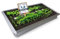 innogard S7052-006 – Schneckenzaun Set 20 TLG. – Galvalume Alu-Zink – 4X Außenecke 90°, 16x Seitenteil 25 x 0,05 cm x 1 m