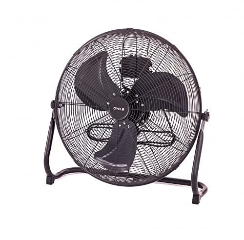 Oypla Electrical 20 Inch Black 3 Speed Floor Standing Gym Fan Hydroponic
